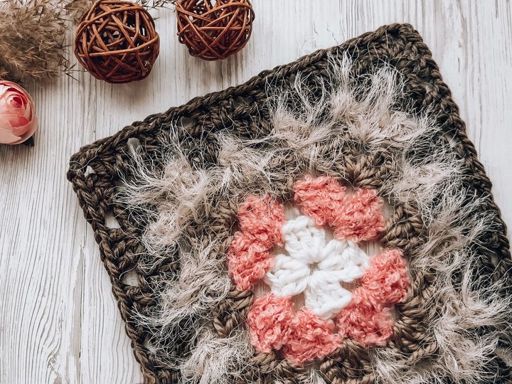 Crochet Pattern Big Granny Square PDF