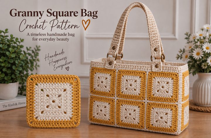 Granny Square Bag Crochet Pattern